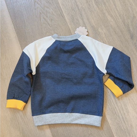 Patachou - NAVY COTTON FLEECE SWEATER 3Y - Picture 7 of 7